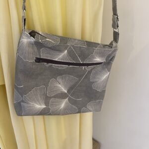 Coton enduit gris